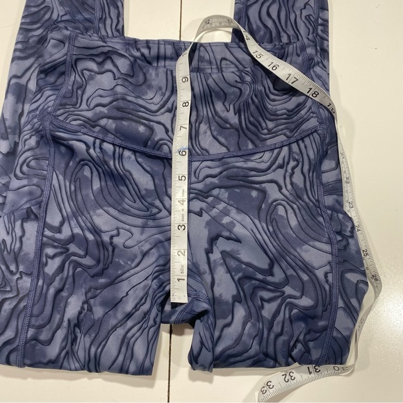Athleta Blue Print Ultimate Stash Pocket 7/8 Woman’s Activewear Tights Size XS - Picture 13 of 13